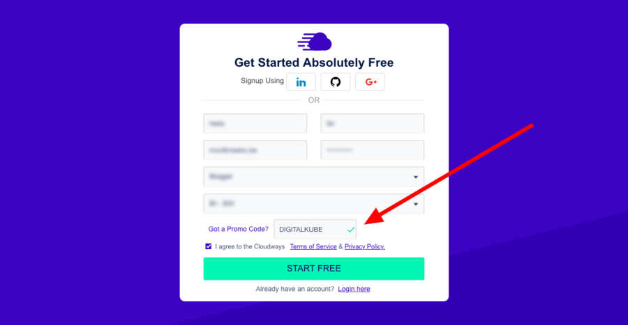 Cloudways DigitalKube Promo Code