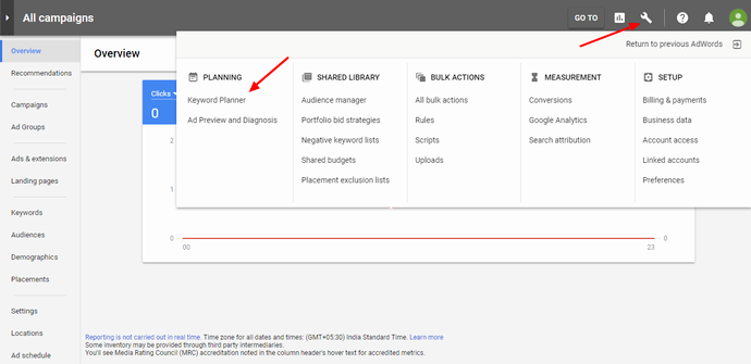 Google AdWords Tools Google AdWords Tools