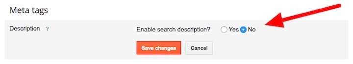 Blogger Meta Description
