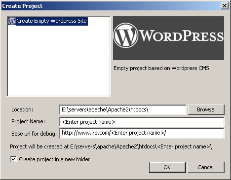 CodeLobster WordPress Install