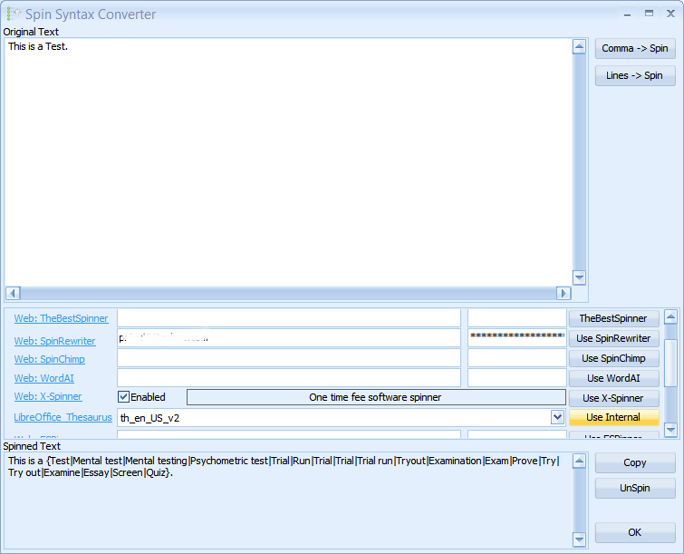 GSA SER Article Spinner