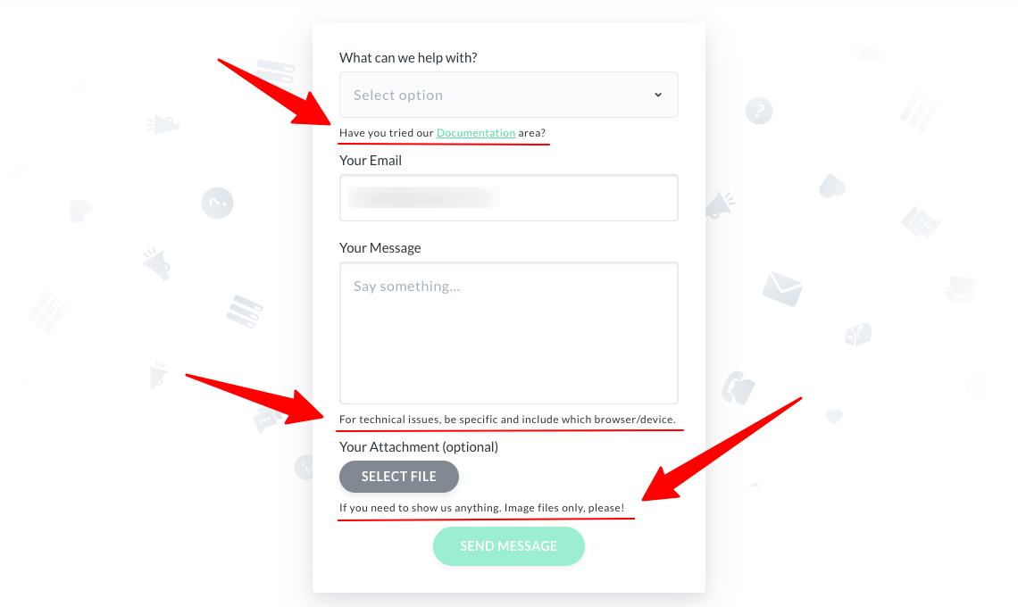 Form Filling Instructions