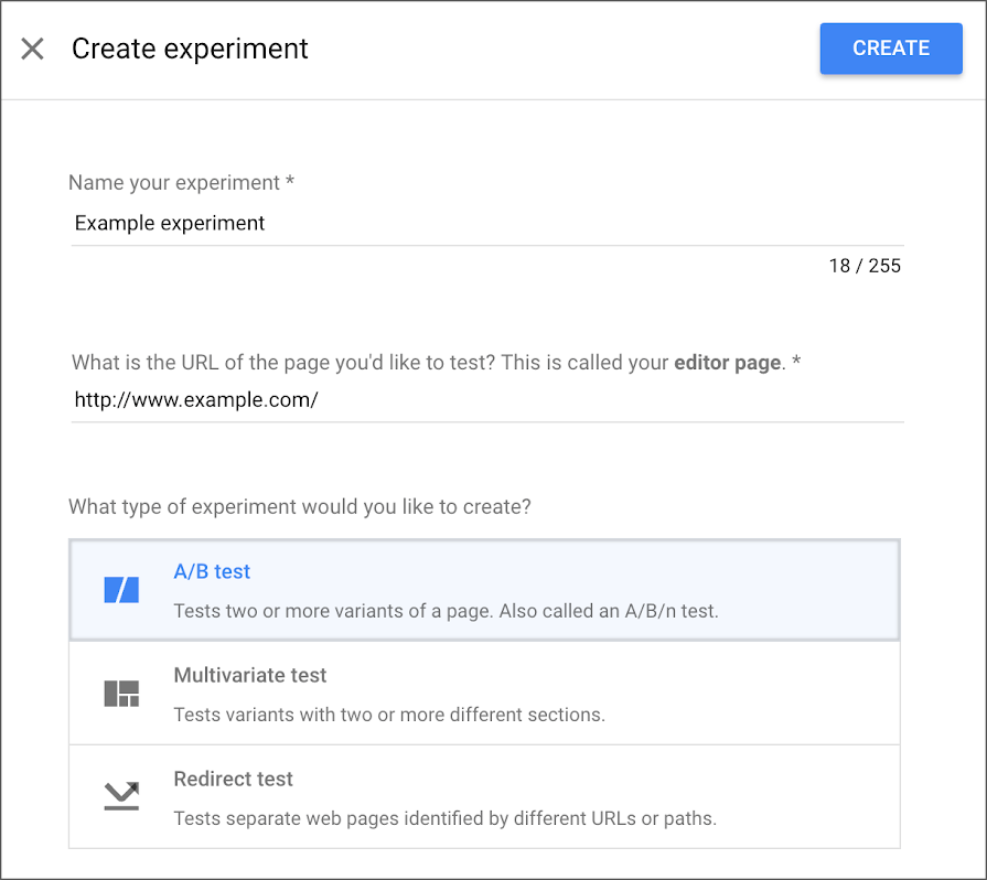 Google Optimize A/B Testing