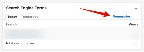 Jetpack Search Engine Terms