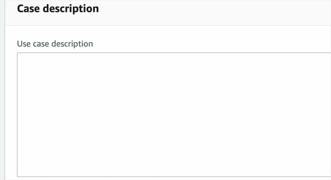 AWS Case Description AWS Case Description