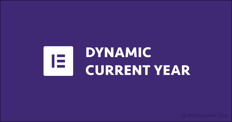 Dynamic Current Year Elementor