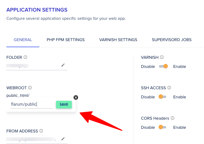 Cloudways Custom Webroot