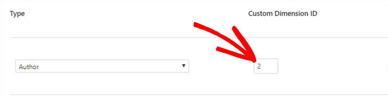 MonsterInsights Custom Dimensions ID