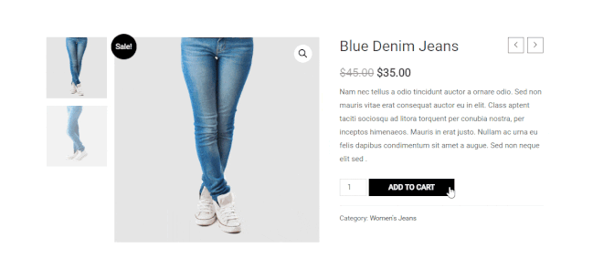 Astra Ajax Add to Cart