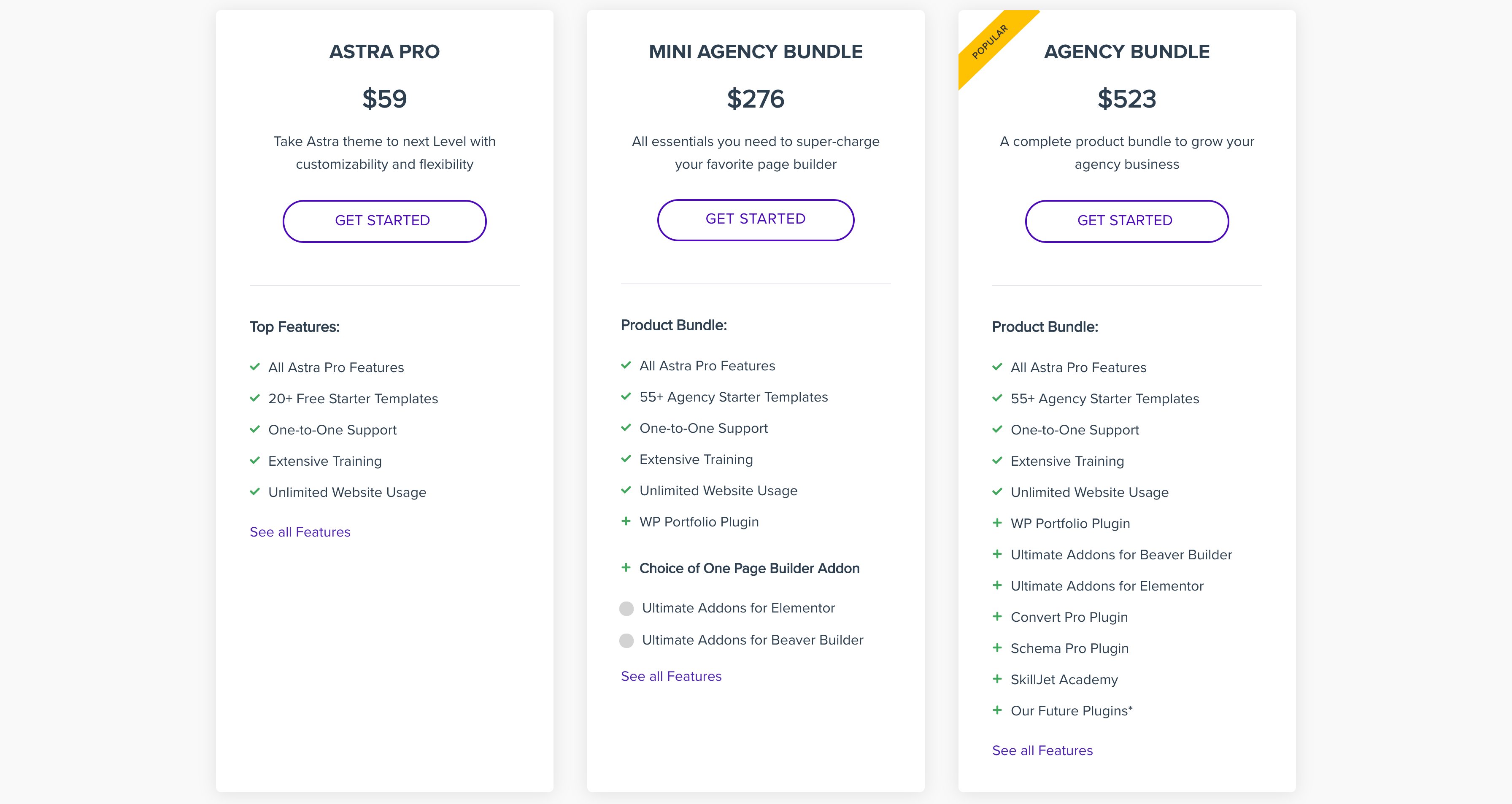 Astra Annual Pricing