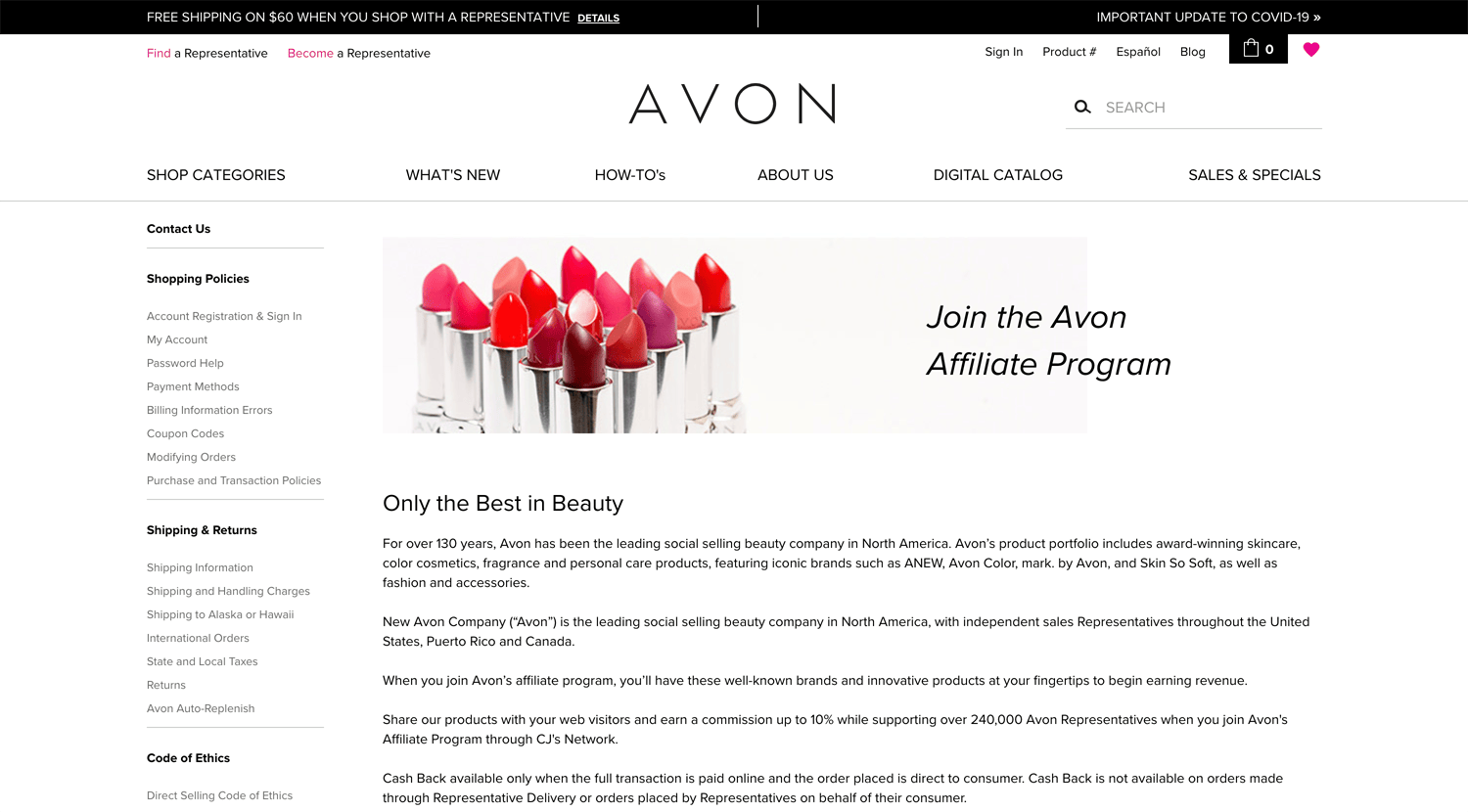 AVON Affiliates