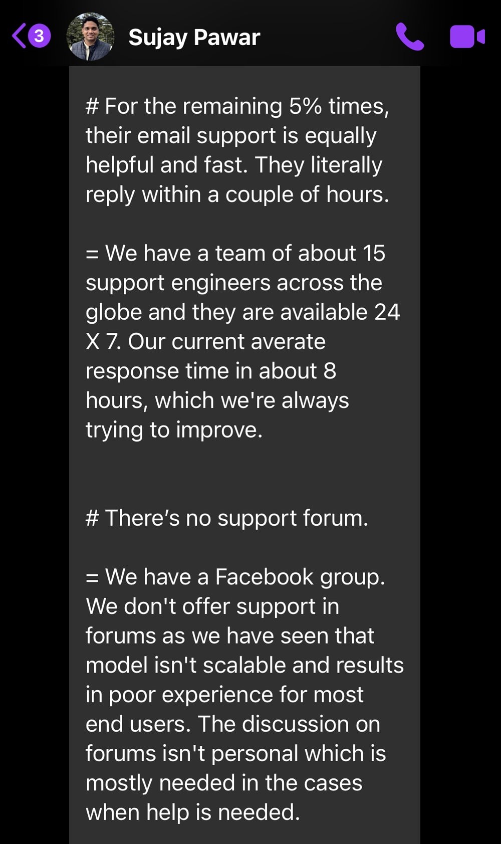 Sujay Pawar Facebook Chat