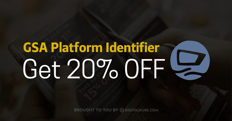GSA Platform Identifier Coupon